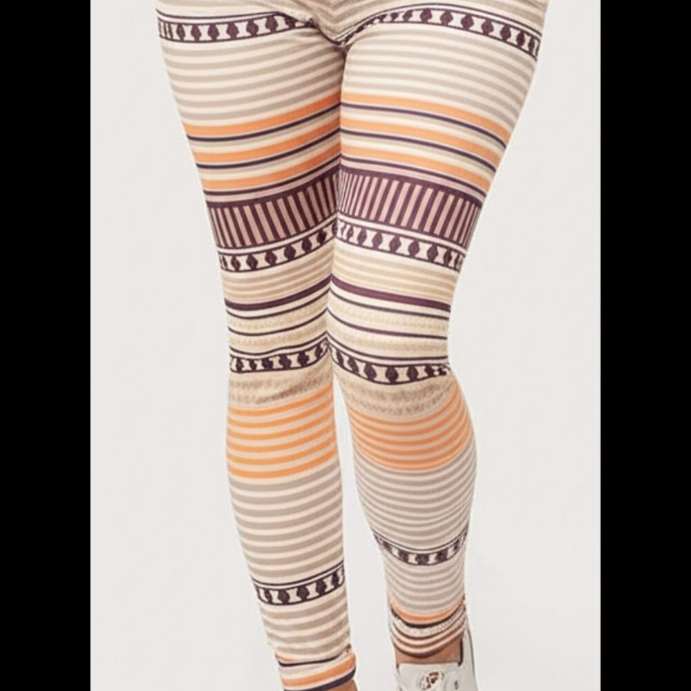 Nordic Design Ankle Thick Cozy Fall leggings Medium